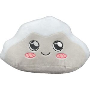 Lankybox Rocky Plush 8x5" Gray Rock Stuffed Animal 2023 VGC Baby Lovey Sewn Eyes